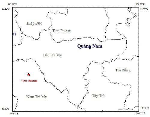 Động đất 3,9 độ Richter ở Quảng Nam khiến người dân hoảng hốt - Ảnh 1