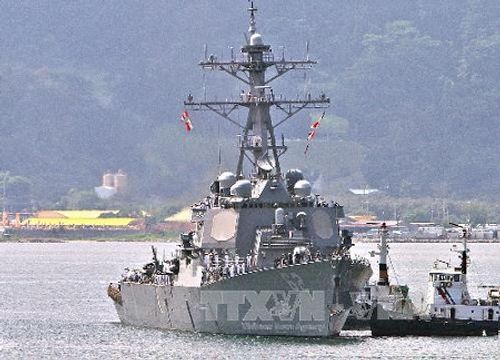 Nhật Bản và Mỹ tập trận chung phòng thủ tên lửa trên biển - Ảnh 1
