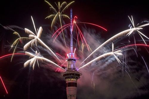 New Zealand chào đón năm mới 2017 với màn pháo hoa ngoạn mục  - Ảnh 5