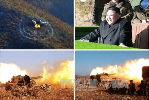 Triều Tiên diễn tập bắn đạn thật quy mô lớn chưa từng có - Ảnh 3