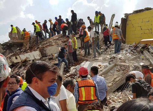 Nhà sinh viên Việt thuê bị sập hoàn toàn trong vụ động đất Mexico - Ảnh 2