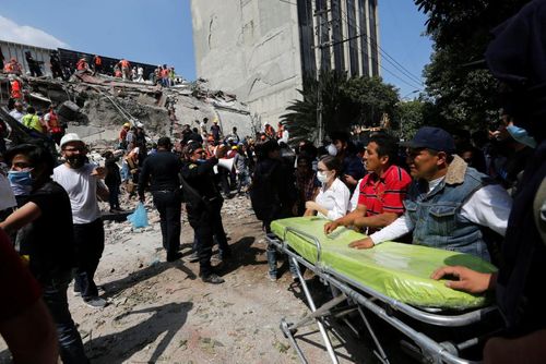 Nhà sinh viên Việt thuê bị sập hoàn toàn trong vụ động đất Mexico - Ảnh 1