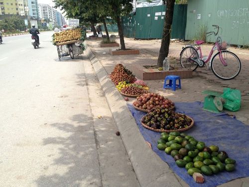 Hà Nội đặt mục tiêu năm 2018 không còn hàng rong bán trái cây vỉa hè - Ảnh 1