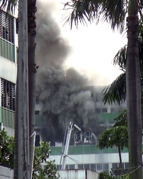 Cháy lớn tại Công ty PouYuen - Ảnh 1