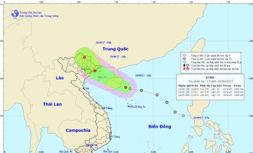 Áp thấp nhiệt đới giật cấp 9 có thể đổ bộ vào Quảng Ninh, Hải Phòng - Ảnh 1