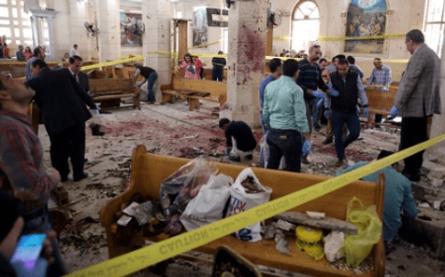 Ai Cập xác định danh tính nghi phạm vụ đánh bom nhà thờ khiến nhiều người chết - Ảnh 1