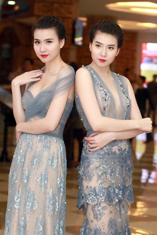 Những cặp chị em song sinh "mười phân vẹn mười" của showbiz Việt - Ảnh 5