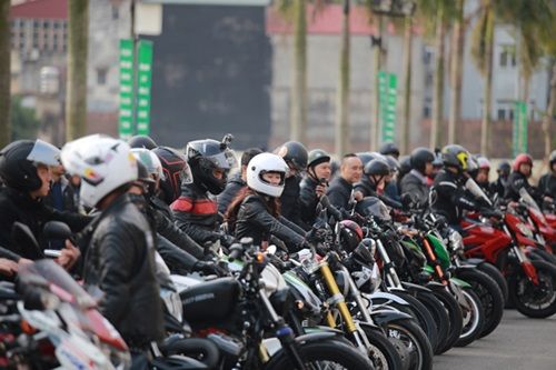 MC Anh Tuấn đi mô tô của Trần Lập dẫn đầu 160 xe diễu hành - Ảnh 5