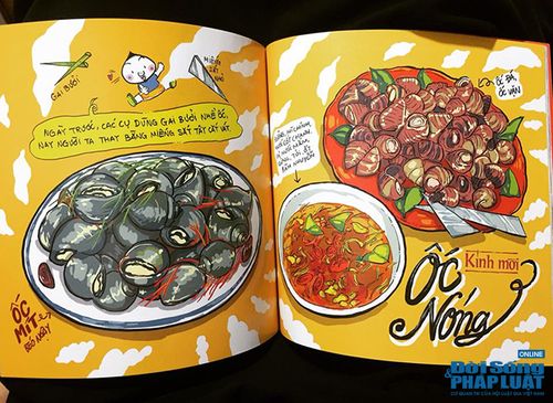 Phở, xôi nóng, bún chả… biến hóa thành “siêu ẩm thực” trong cuốn sách tranh thú vị - Ảnh 2