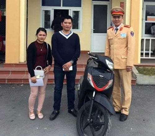 Mất xe SH ở Hà Nội, cặp vợ chồng tìm thấy ở Quảng Ninh - Ảnh 1