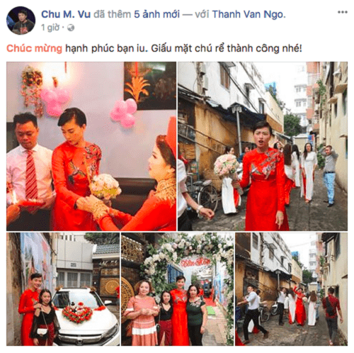 Dân mạng xôn xao trước hình ảnh Ngô Thanh Vân mặc áo dài trong lễ rước dâu - Ảnh 1