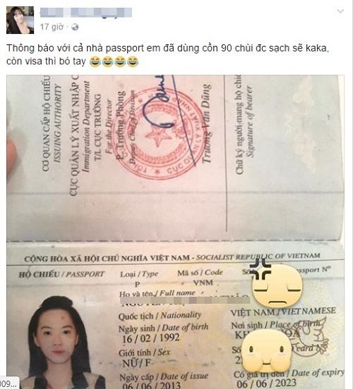 Hộ chiếu bị vẽ bậy, cô gái Việt “dở khóc dở cười” vì mắc kẹt ở sân bay - Ảnh 2