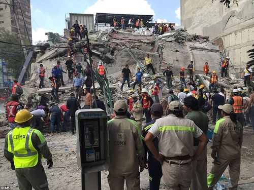 Động đất kinh hoàng tại Mexico, ít nhất 119 người thiệt mạng - Ảnh 7