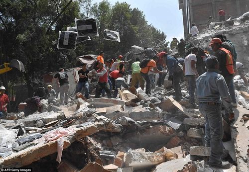 Động đất kinh hoàng tại Mexico, ít nhất 119 người thiệt mạng - Ảnh 10