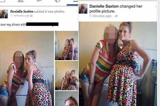 Đăng ảnh mặc váy ăn cắp lên Facebook, bà bầu bị cảnh sát bắt giữ - Ảnh 1