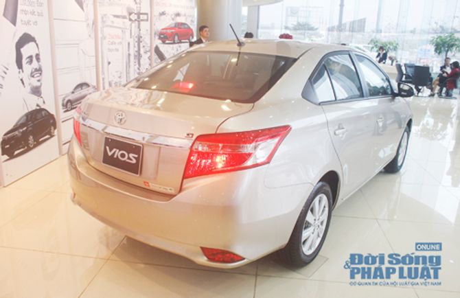 Hình ảnh thực tế của Toyota Vios 2014 tại Hà Nội - Ảnh 3