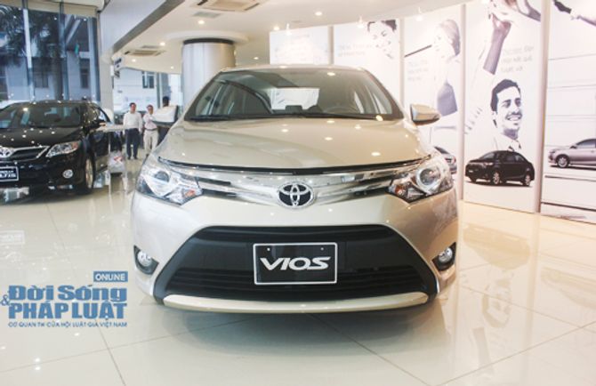 Hình ảnh thực tế của Toyota Vios 2014 tại Hà Nội - Ảnh 1