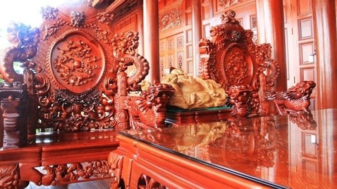 Ngắm biệt thự bằng gỗ tiền tỷ của đại gia Việt  - Ảnh 4