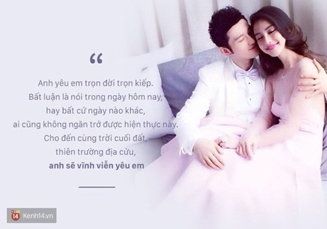 Những lời tỏ tình "xuyên tim" của Huỳnh Hiểu Minh dành cho Angela Baby - Ảnh 11