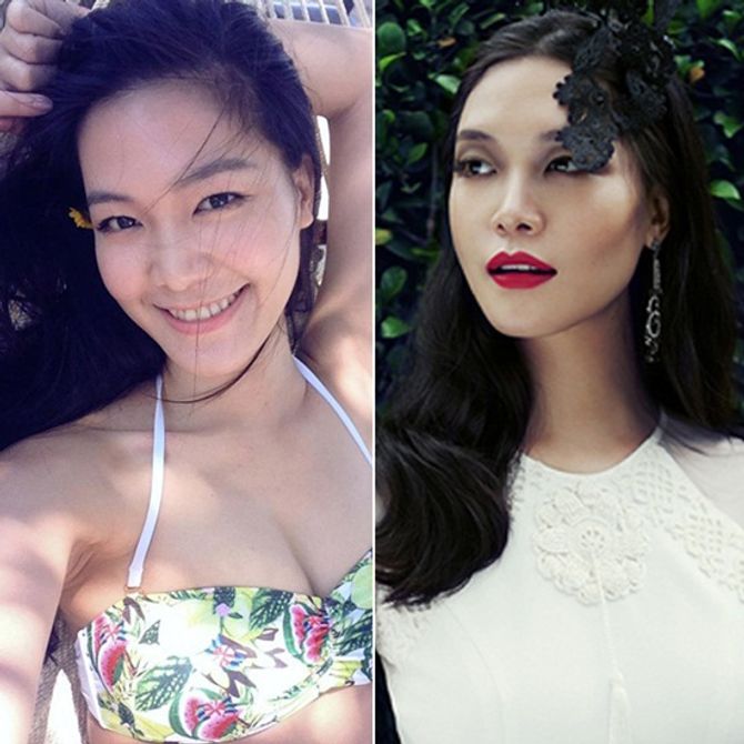 Chấm điểm mặt mộc của các nàng Hoa hậu & Á hậu Việt nổi tiếng - Ảnh 6
