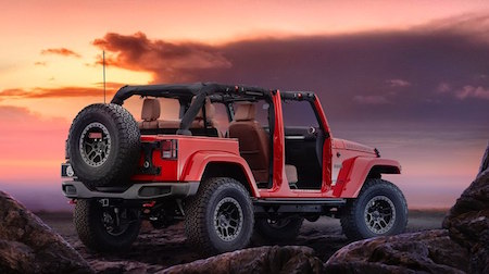 Jeep ra mắt phiên bản đặc biệt của Wrangler Red Rock Concept
