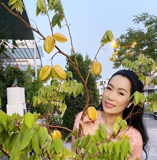 Á hậu Trịnh Kim Chi hé lộ vườn hoa trái xanh mướt mắt bên trong biệt thự rộng 200m2 - Ảnh 6