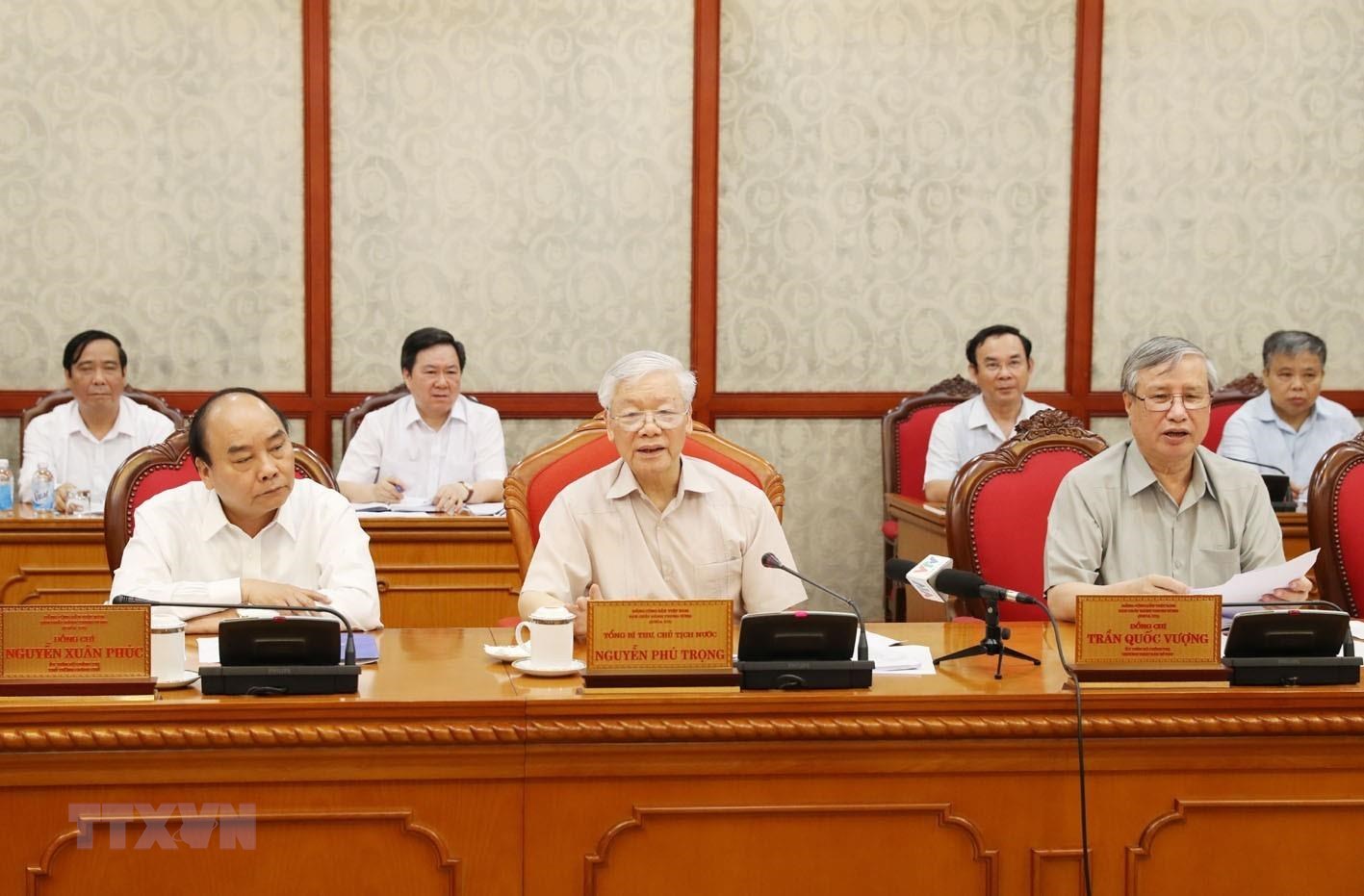 Tổng Bí thư, Chủ tịch nước Nguyễn Phú Trọng chủ trì họp Bộ ...