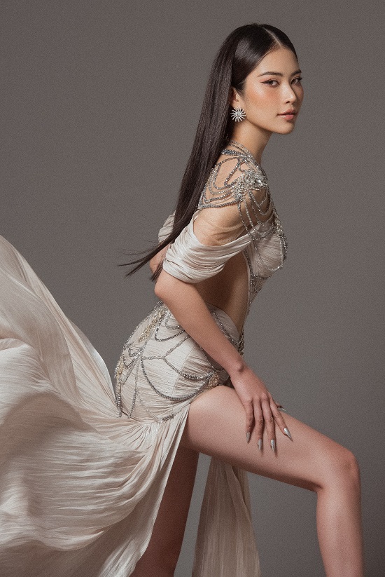 Lệ Nam khoe eo thon, chân dài miên man sau công bố dự thi Hoa hậu Hoàn vũ Việt Nam - Ảnh 5