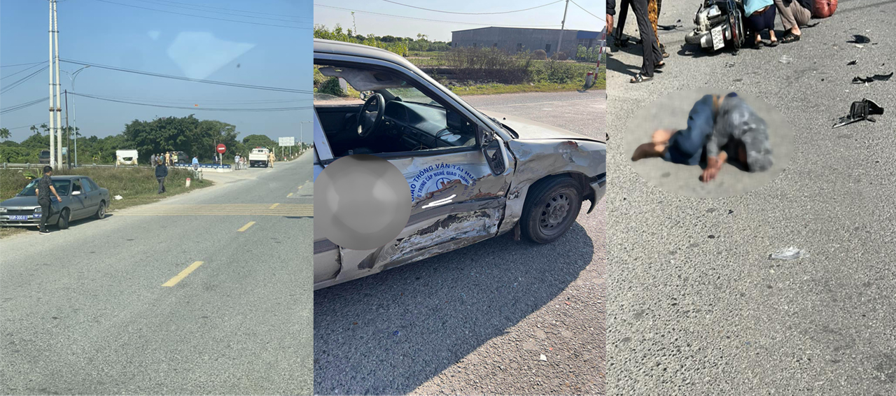Tin trong nước - Tin tức tai nạn giao thông mới nhất ngày 9/12: Tai nạn giữa xe máy và ô tô tập lái, một người bất tỉnh