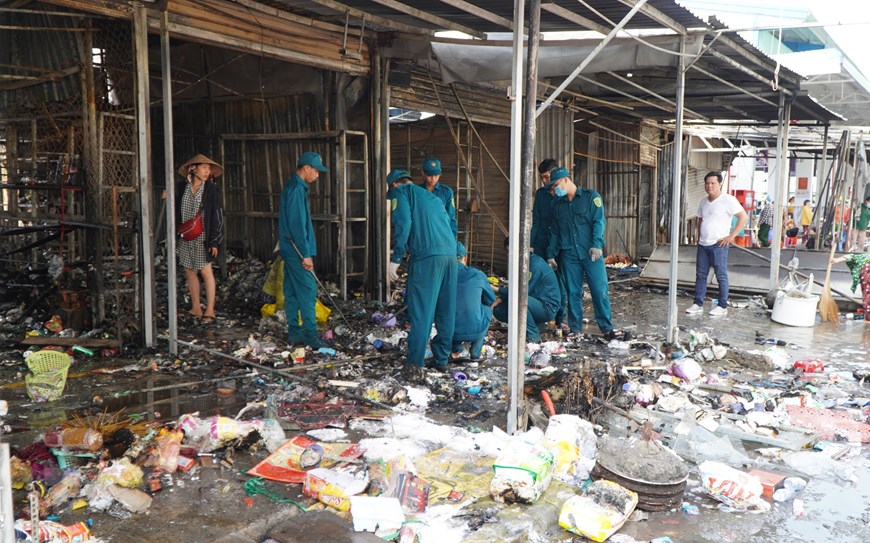 Tin trong nước - Cháy lớn tại chợ Bình Thành, thiệt hại hàng tỷ đồng