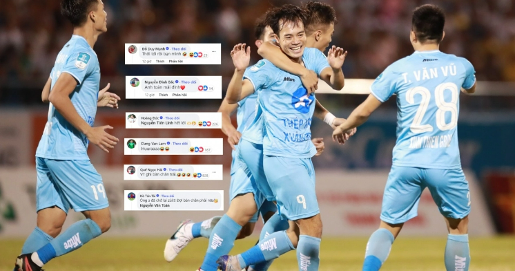 Bóng đá - Phản ứng của dàn cầu thủ đội tuyển Việt Nam khi Văn Toàn liên tiếp ghi bàn