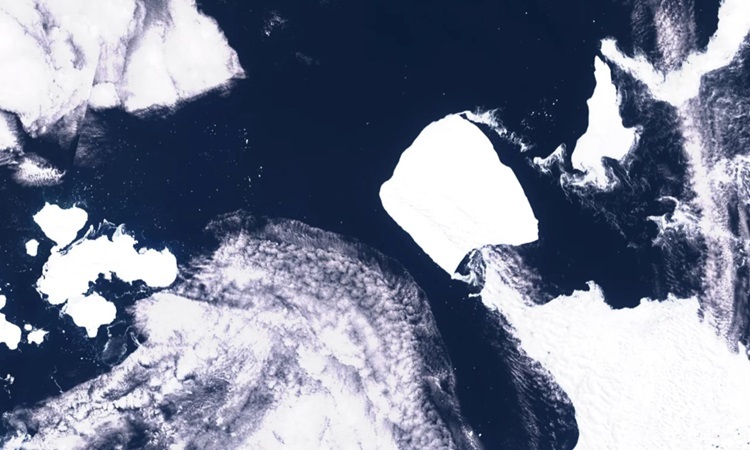 Tin thế giới - Tảng băng trôi lớn nhất thế giới bắt đầu di chuyển sau 3 thập kỷ nằm yên 