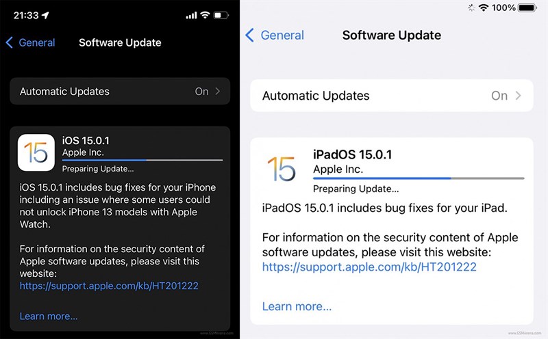 Công nghệ - Tin tức công nghệ mới nóng nhất hôm nay 3/10: Apple phát hành iOS 15.0.1 và iPadOS 15.0.1