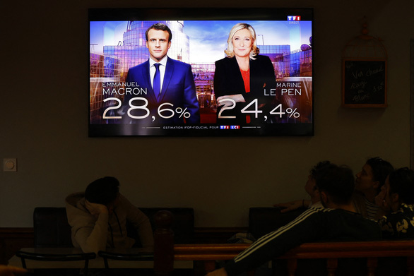Tin thế giới - Bầu cử Tổng thống Pháp: Ông Emmanuel Macron chiến thắng vòng 1