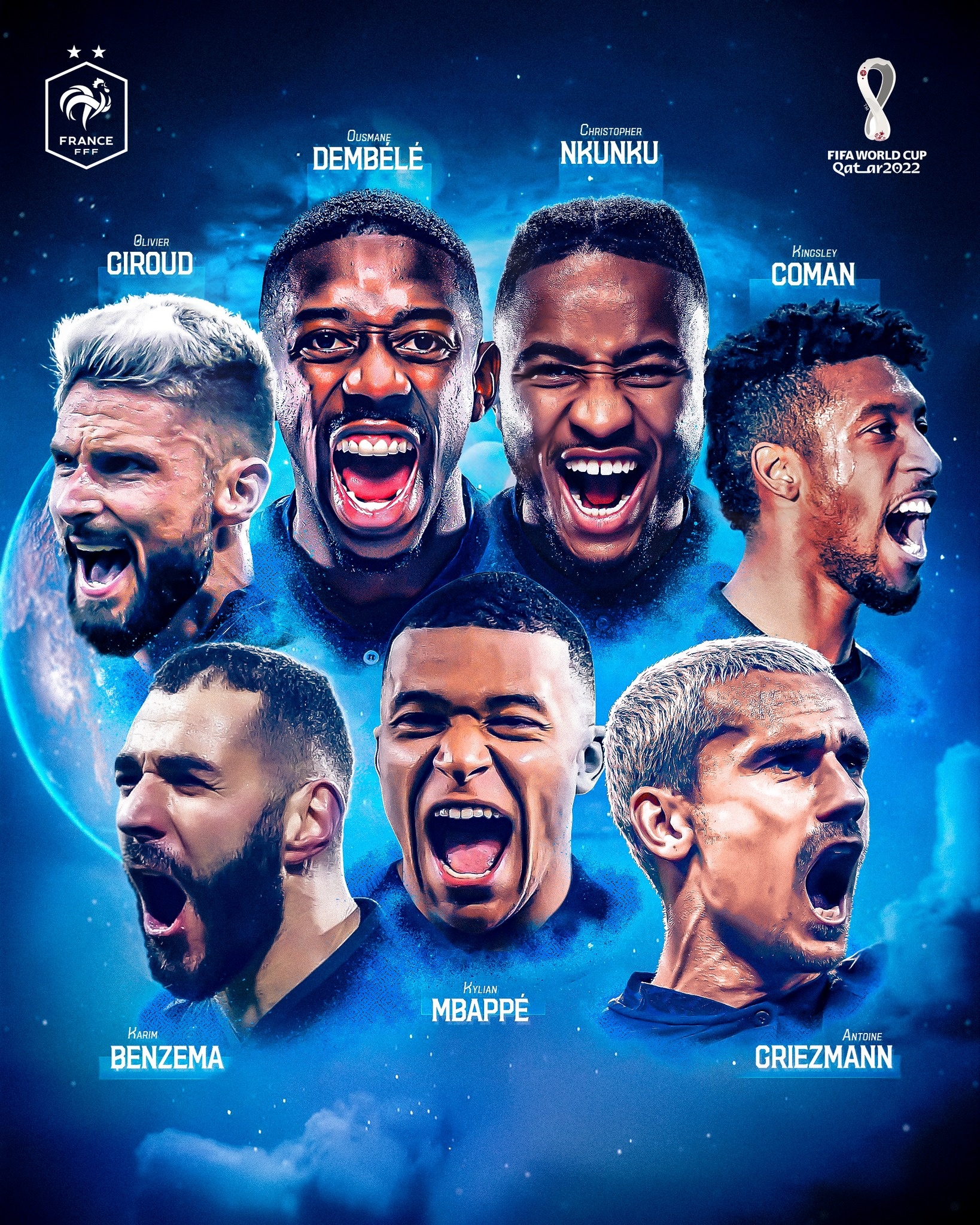 Bóng đá - Đội tuyển Pháp công bố đội hình dự World Cup 2022