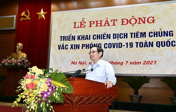 Tin trong nước - Thủ tướng phát động chiến dịch tiêm chủng lớn nhất lịch sử cho 75 triệu người dân Việt Nam