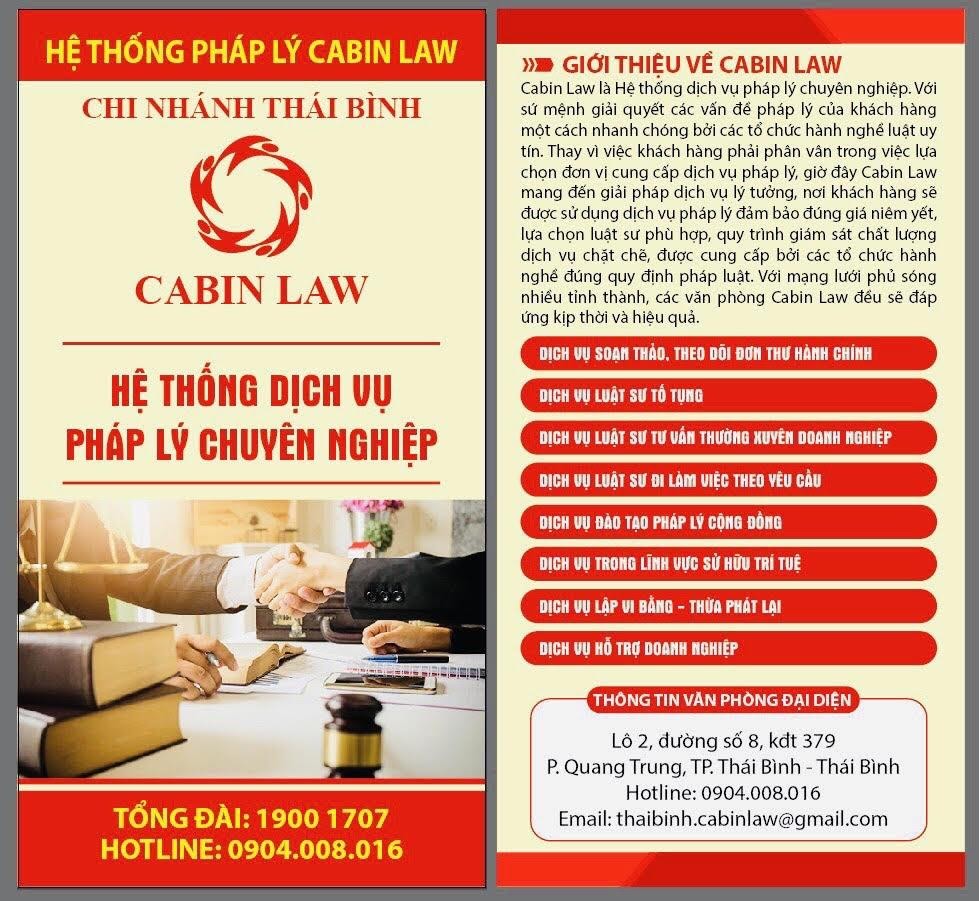 Xã hội - Hệ thống dịch vụ pháp lý CABIN LAW chính thức ra mắt văn phòng đại diện tại Thái Bình (Hình 2).