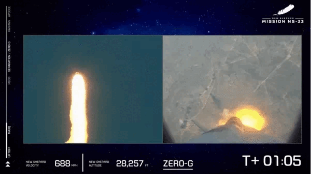 Tin thế giới - Tàu vũ trụ Blue Origin của tỷ phú Jeff Bezos đột ngột phát nổ