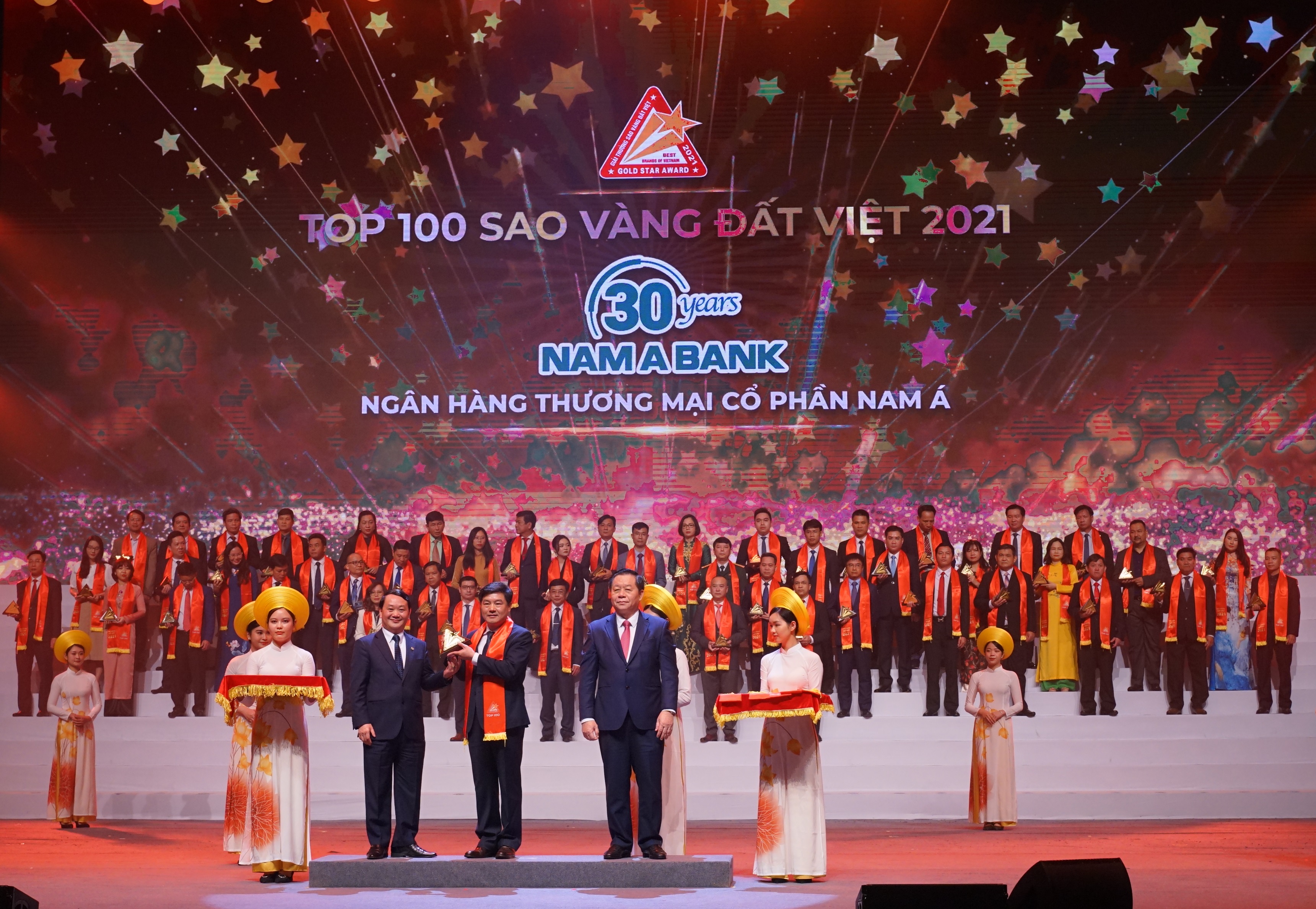 Kinh doanh - Nam A Bank được vinh danh giải thưởng Sao Vàng đất Việt 2021