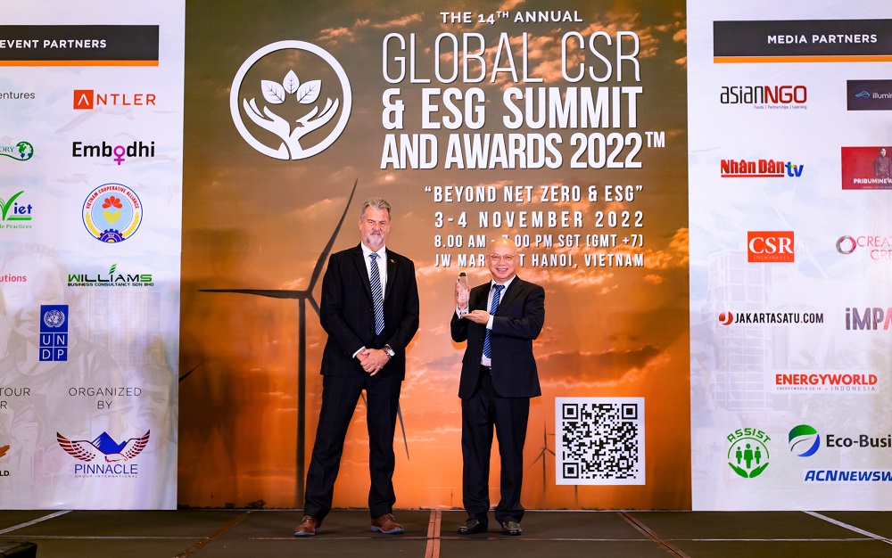 Kinh tế - Vinmailk được nhận giải quốc tế cho những nỗ lực thúc đẩy CRS và ESG tại Việt Nam
