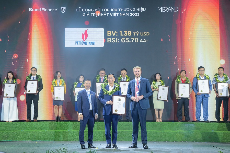 Kinh tế - Petrovietnam có tốc độ tăng trưởng giá trị cao, là 1 trong 10 thương hiệu giá trị nhất Việt Nam