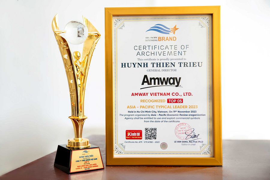 Cần biết - Amway Việt Nam lập cú đúp giải thưởng tại lễ công bố thương hiệu tiêu biểu Châu Á - Thái Bình Dương 2023