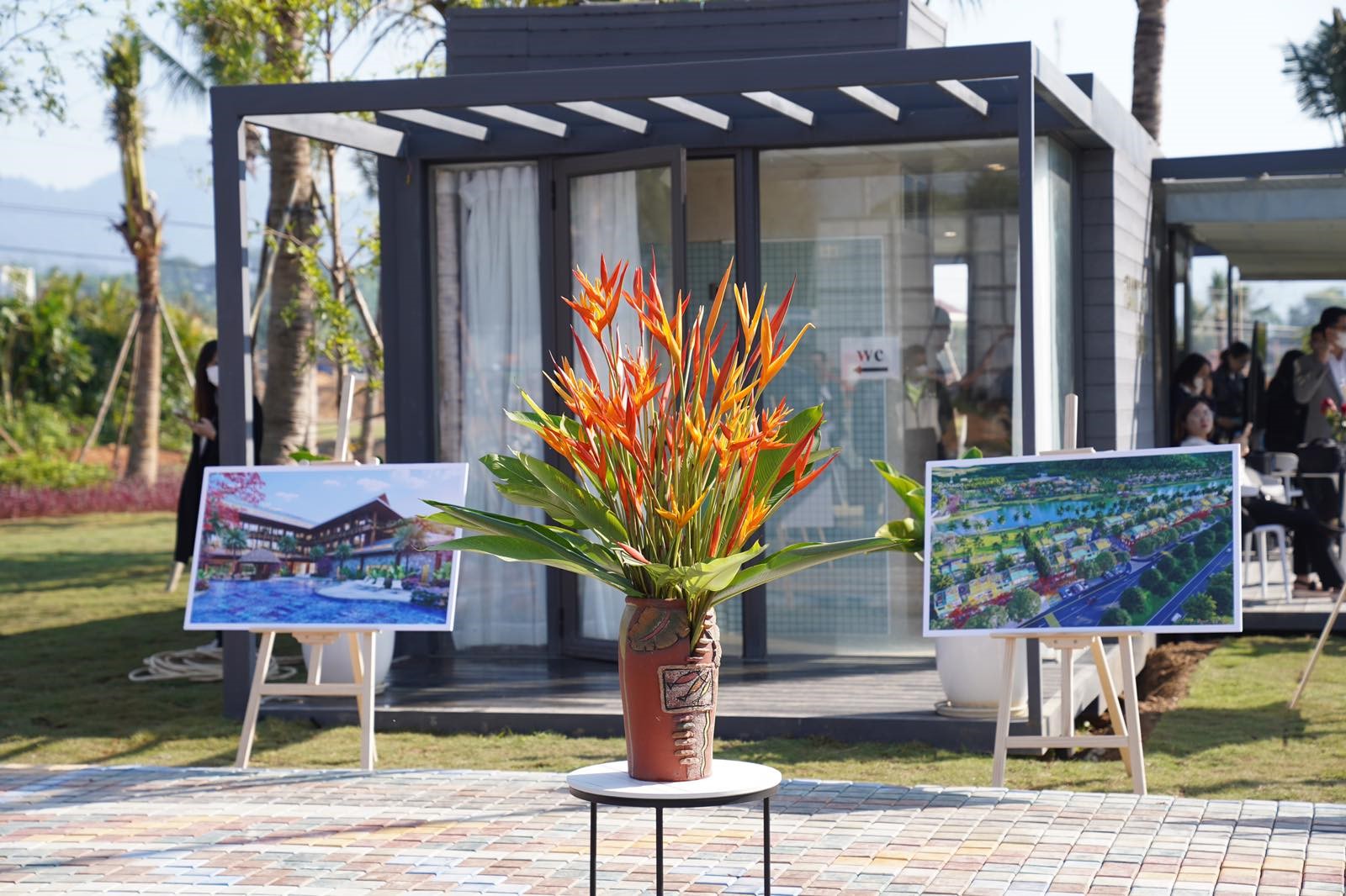 Kinh doanh - Đoàn đại biểu tỉnh Tuyên Quang, tỉnh Vĩnh Phúc tham quan dự án Flamingo Heritage Tân Trào City (Hình 2).