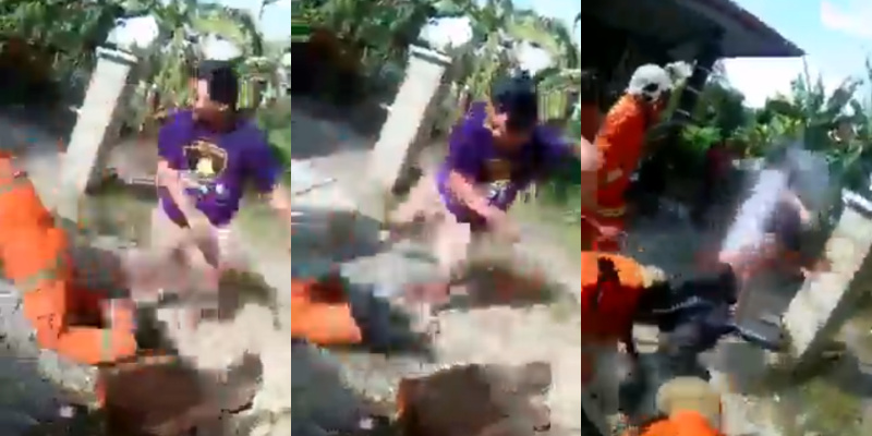 Đời sống - Video: Giận dữ vì đội cứu hoả đến muộn, dân làng lao tới hành hung