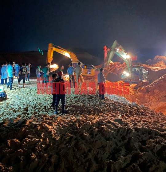 Tin trong nước - Sập mỏ khai thác titan ở Bình Thuận: 1 người tử vong, 3 người mất tích
