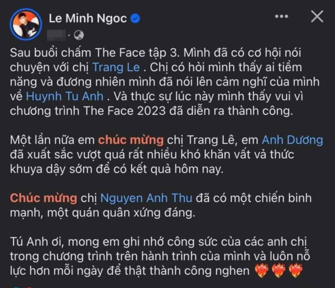 the face vietnam 2023 bi nghi dan xep ket qua btc noi gi 2