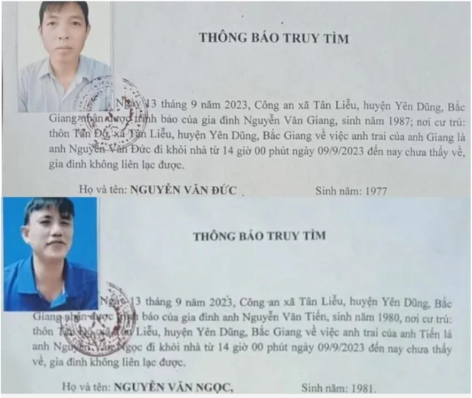 Tin trong nước - Bắc Giang: Phát hiện 2 thi thể nam giới phân hủy nghi là người mất tích trước đó (Hình 2).