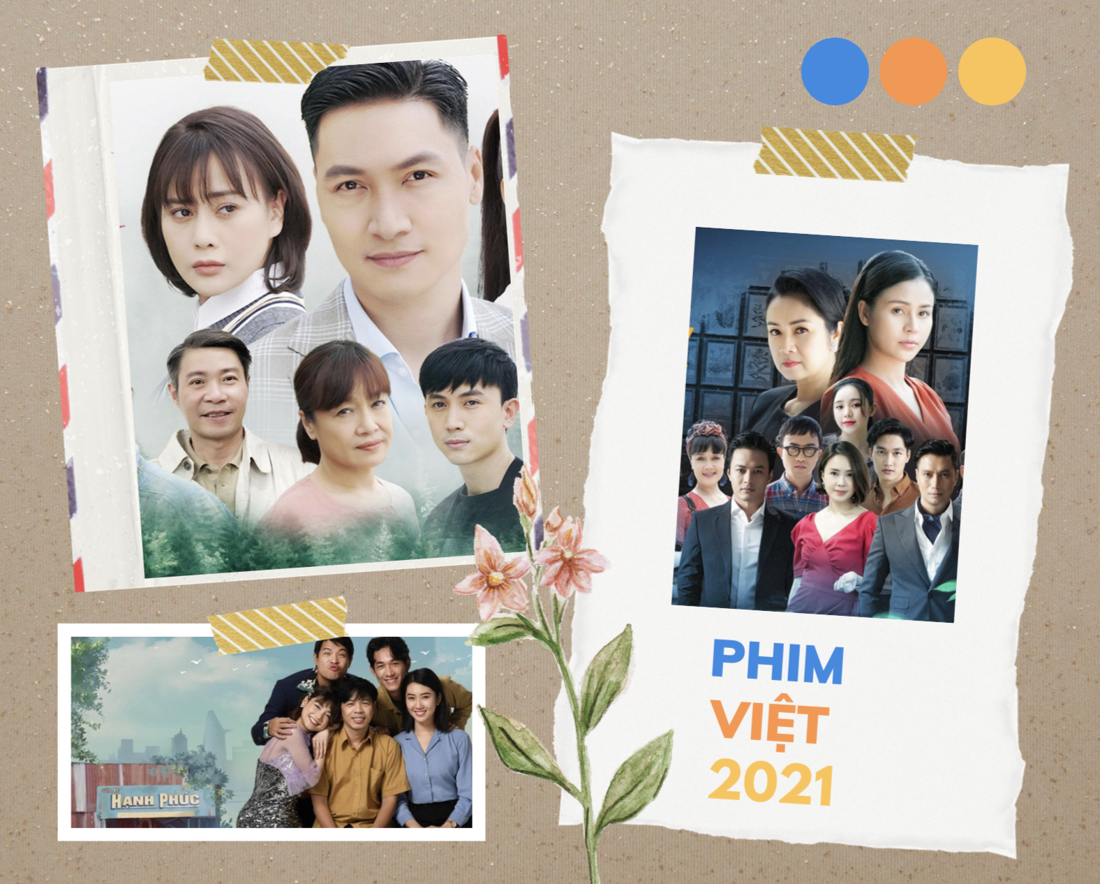 Phim truyền hình Việt ăn khách năm 2021: Vũ trụ VTV gần như độc ...