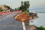 Tin trong nước - An Giang công bố tình trạng sạt lở nghiêm trọng Quốc lộ 91