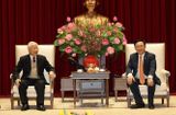 Tin trong nước - Tổng Bí thư, Chủ tịch nước thăm, chúc Tết Đảng bộ, chính quyền và nhân dân TP Hà Nội